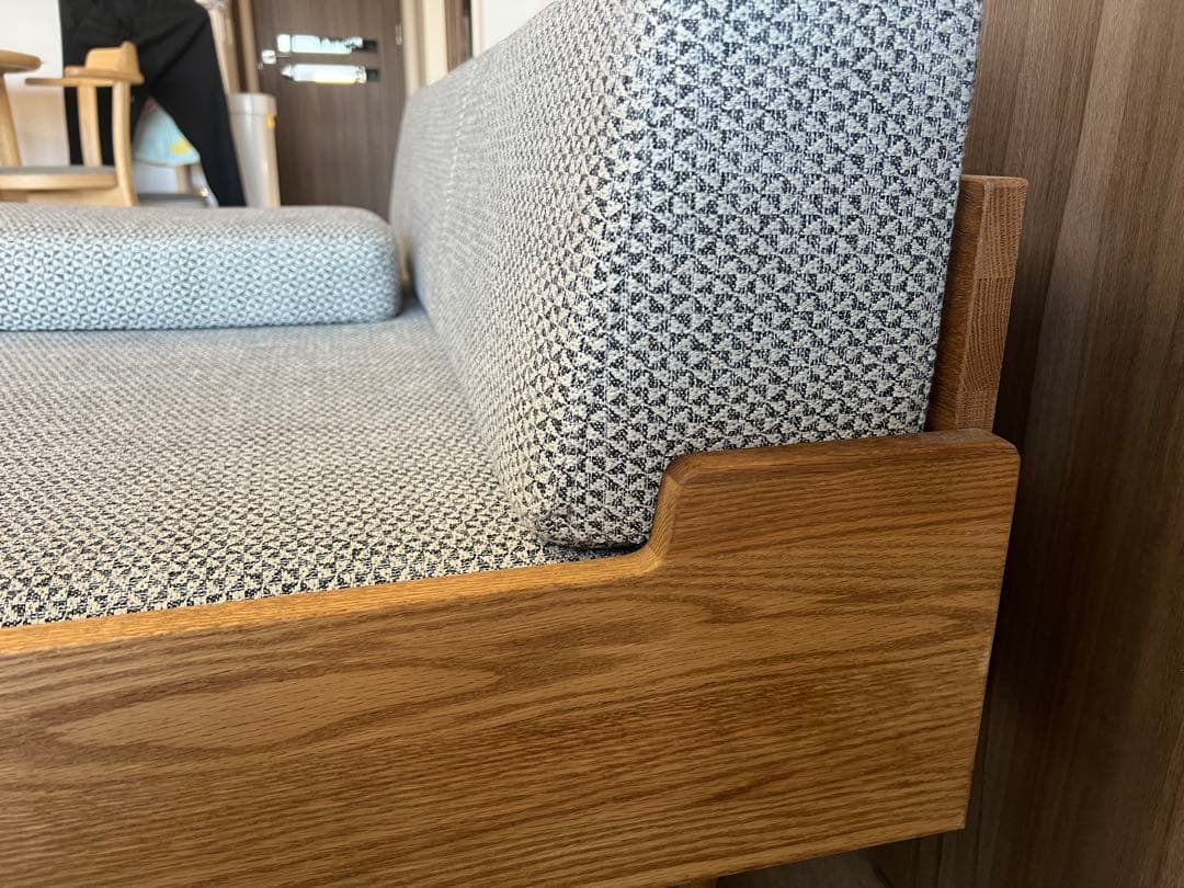 ユッパ 　momo natural DAY SOFA 2.5Pアームレスト