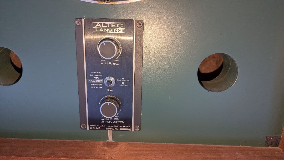 動作良好　ALTEC LANSING 604-8KS スピーカーペア アルテック