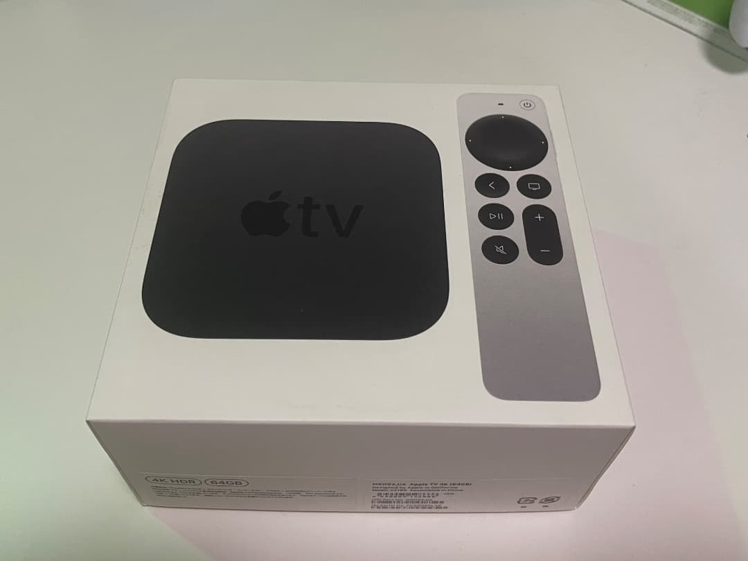 AppleTV 4K 64GB (MXH02/A)+エレコムHDMIケーブル
