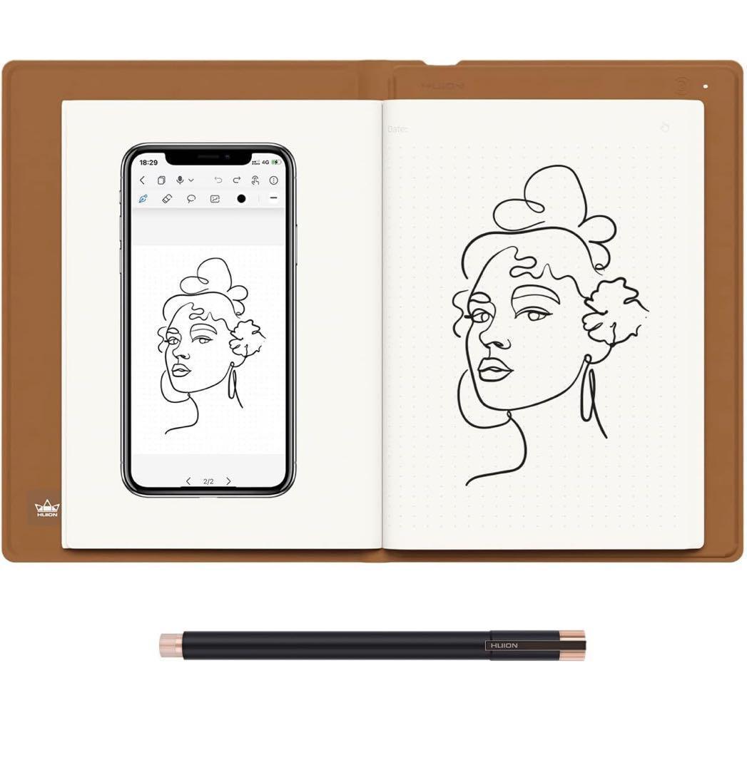 512245　HUION NOTE アナログデジタルノート 一台二役　A5サイズ