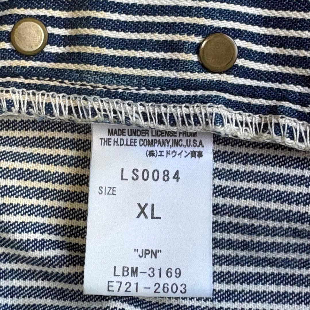 【美品】UNION MADE BY Lee リー ヒッコリー オーバーオール