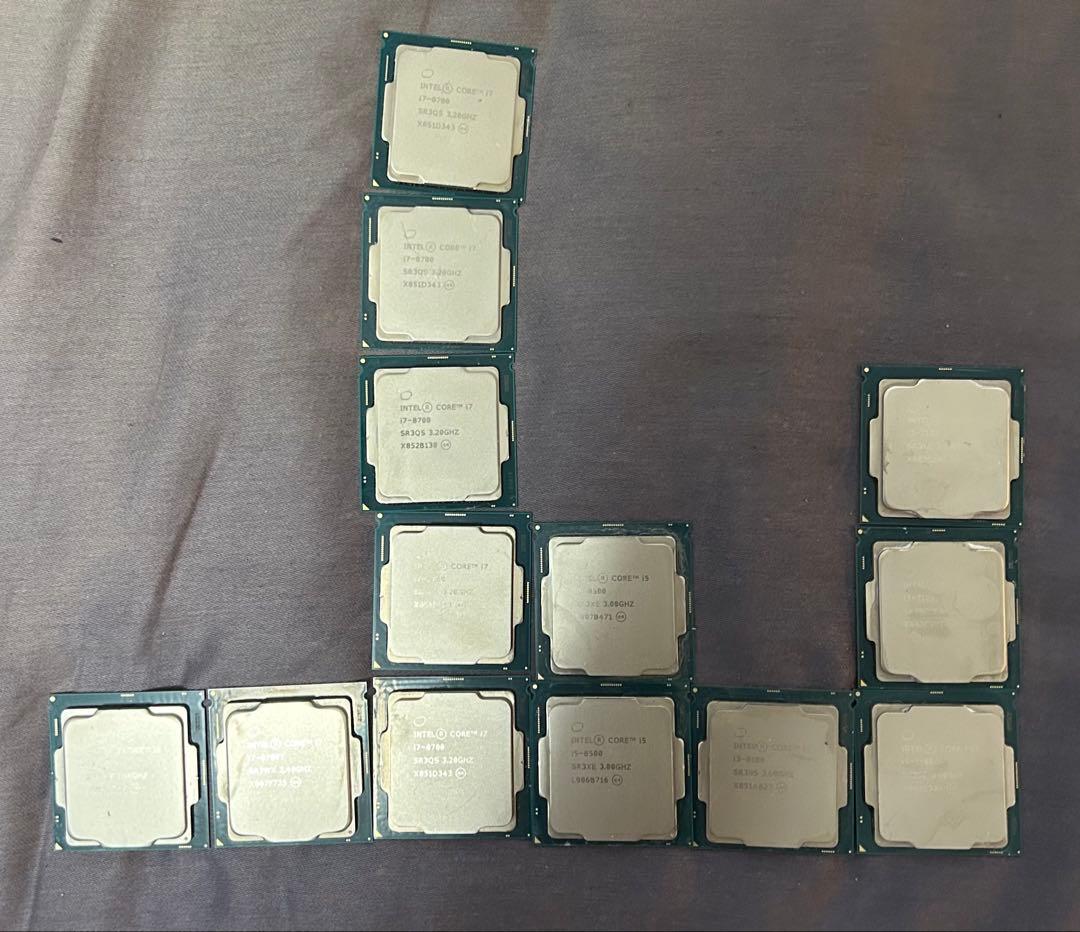 ジャンクCPU 7世代　8世代　9世代