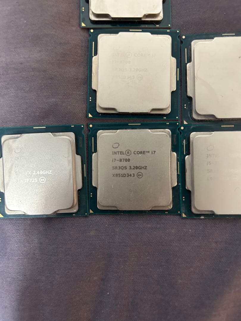 ジャンクCPU 7世代　8世代　9世代