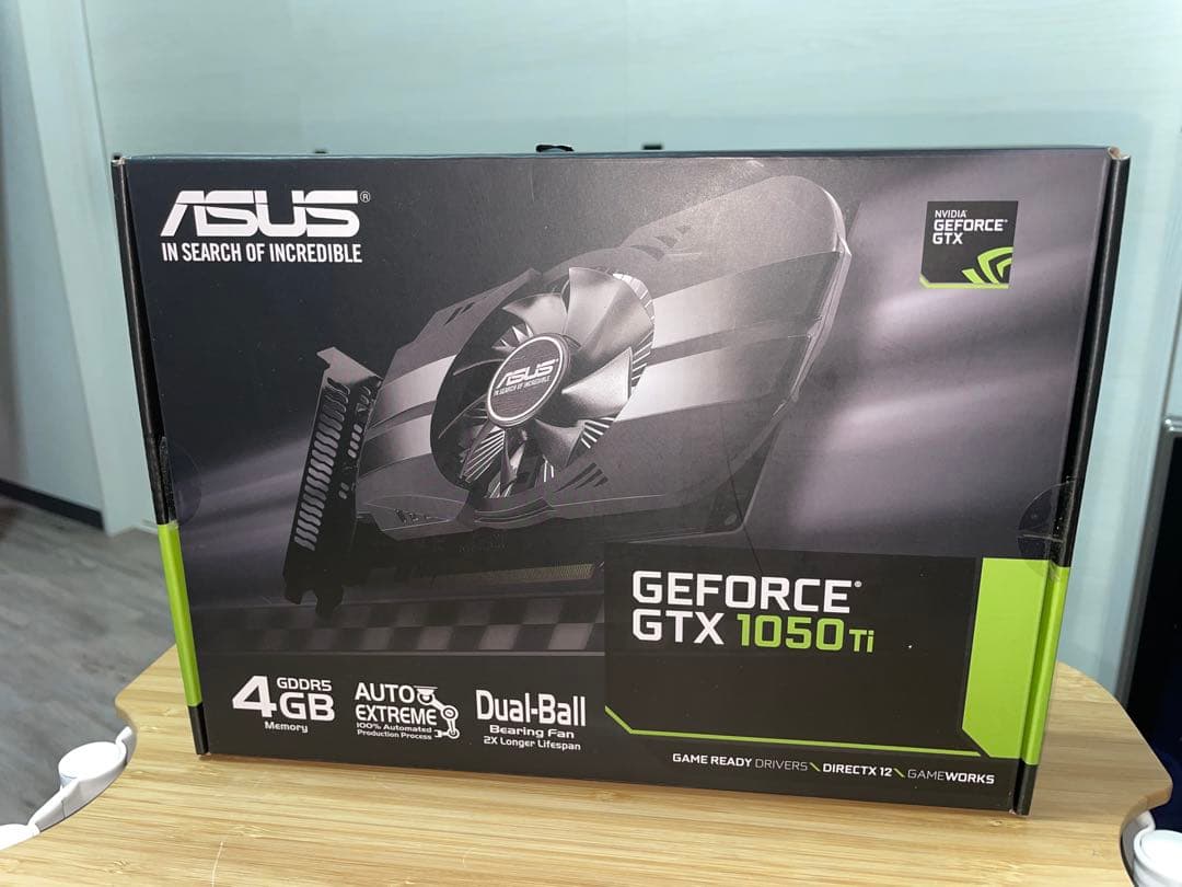 ASUS NVIDIA GeForce GTX1050TI搭載ビデオカード