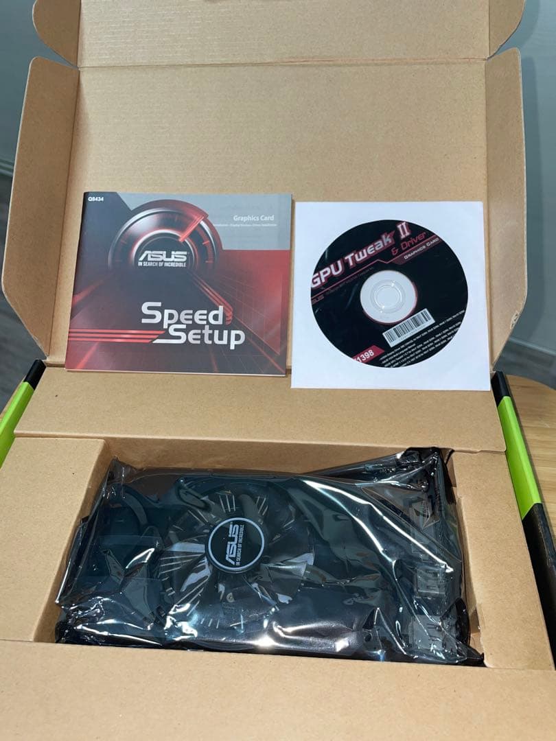 ASUS NVIDIA GeForce GTX1050TI搭載ビデオカード