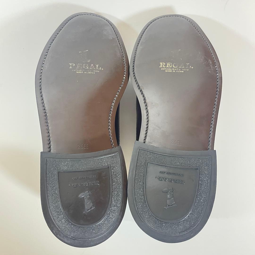 【人気・美品】REGAL　2589 ウイングチップ レザー 茶 26EE