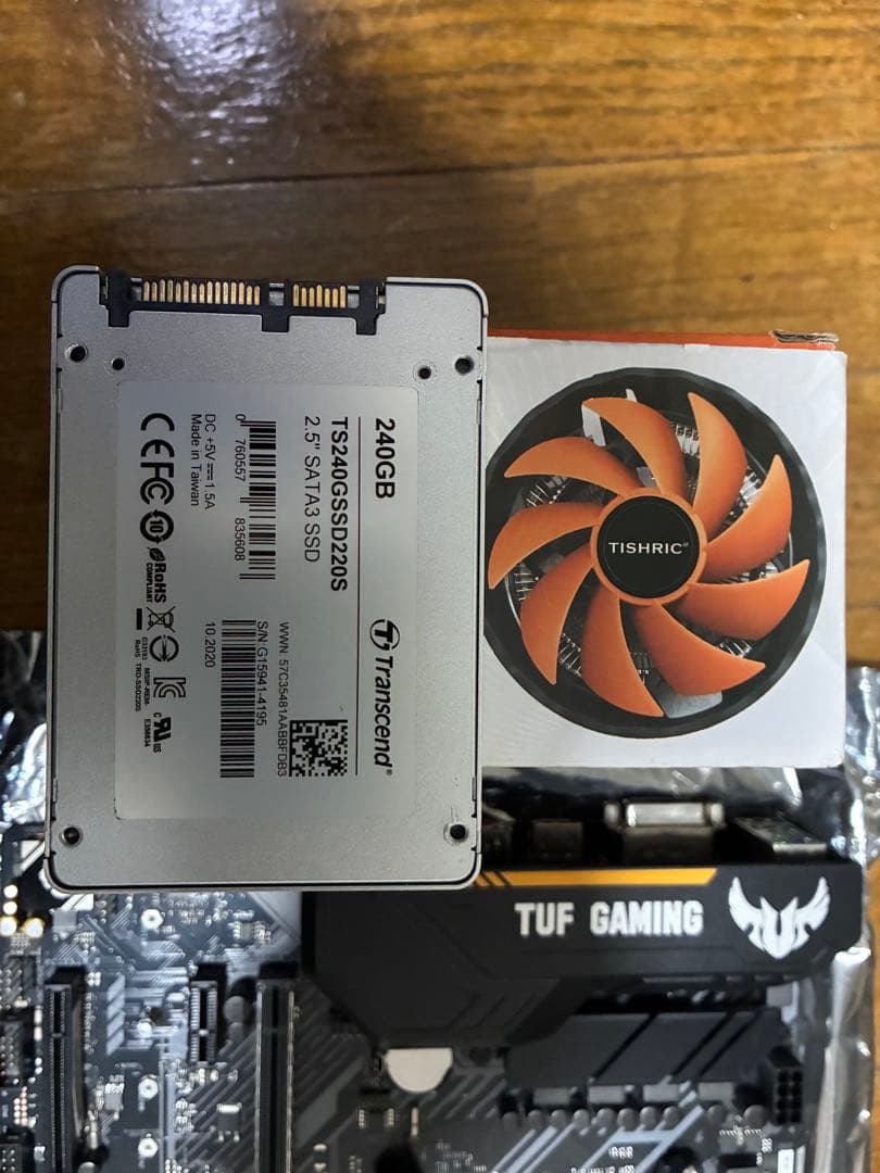 マザーボード B450M/ryzen 5/ sata 240gb