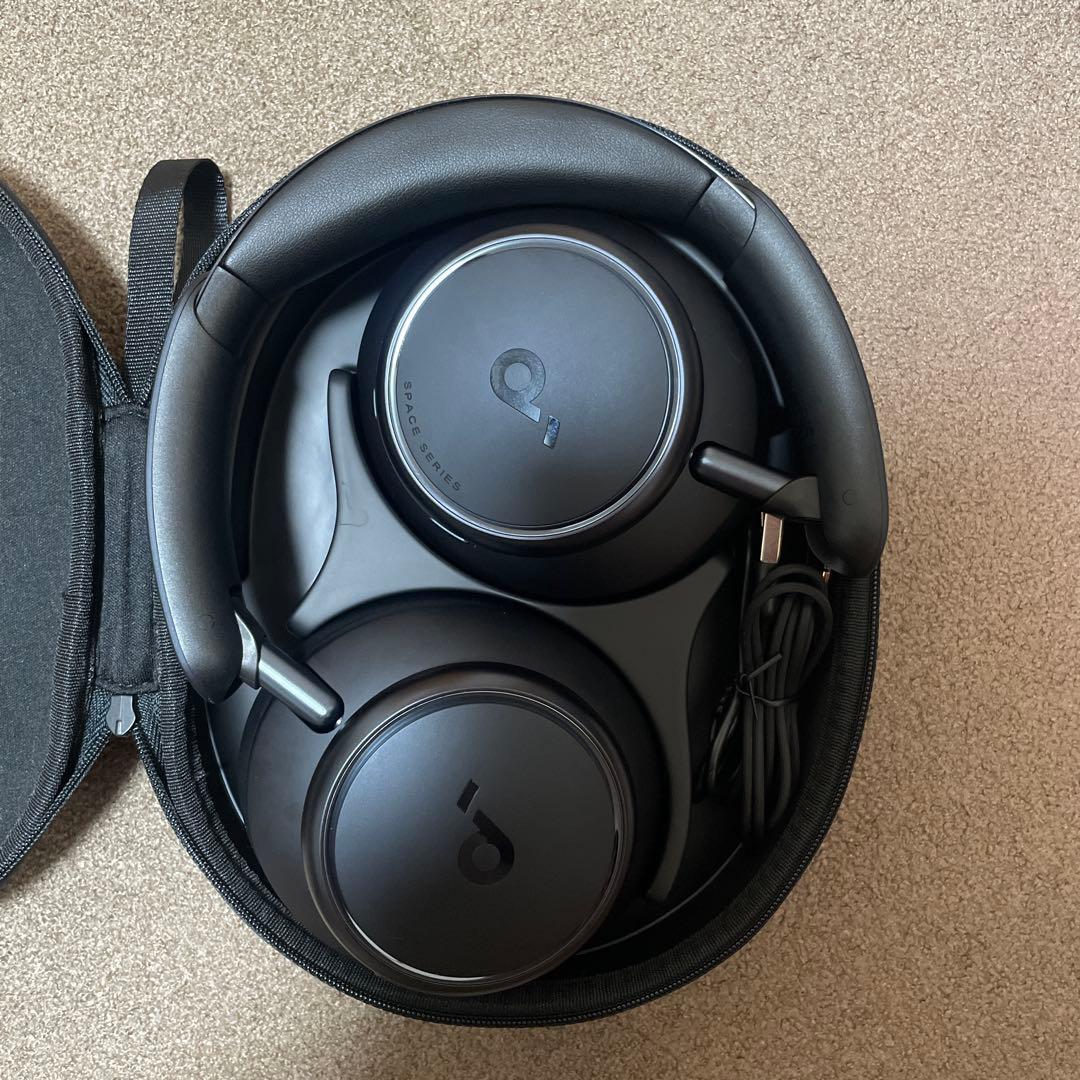 【美品】Soundcore SPACE Q45 ワイヤレスヘッドホン