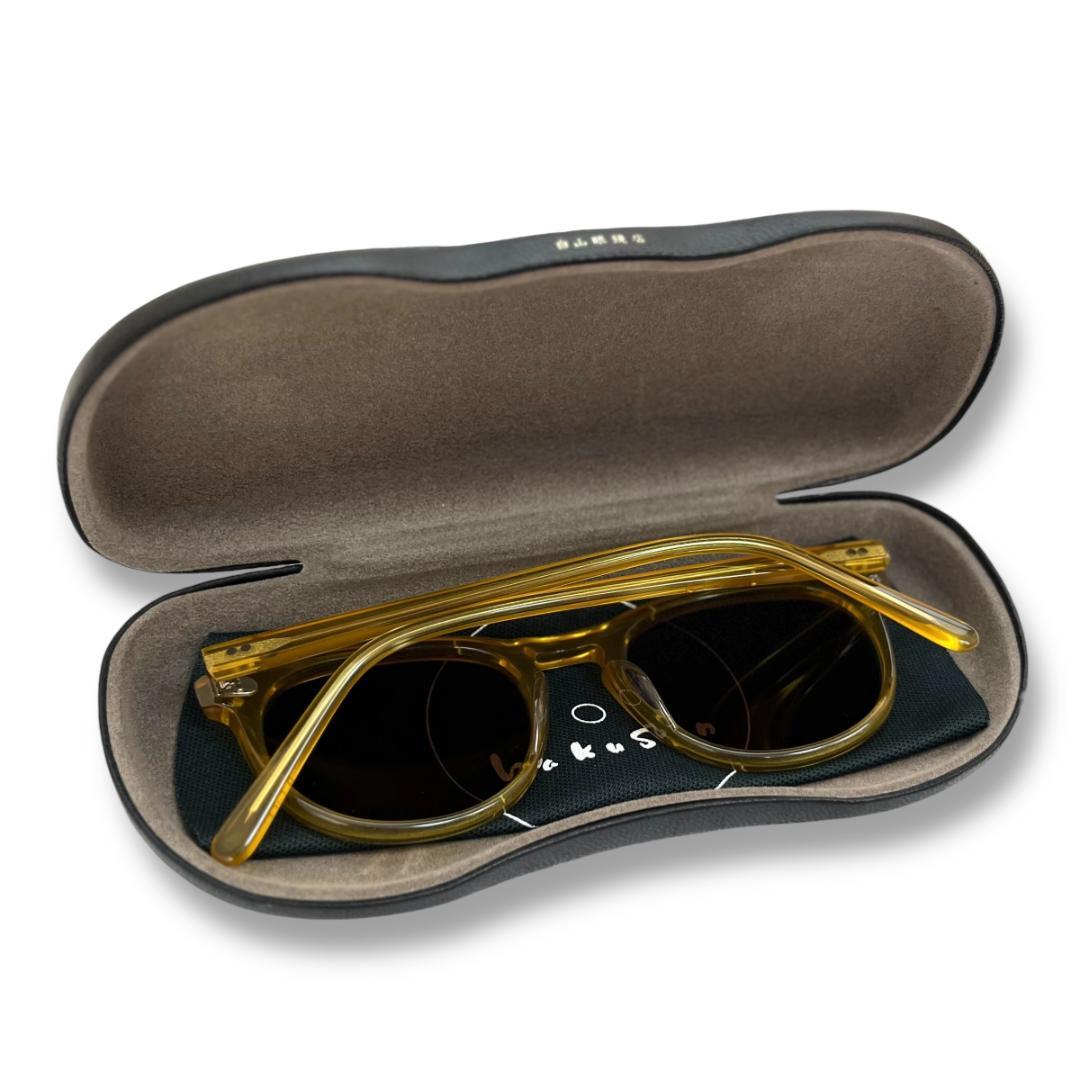 白山眼鏡 MAYFAIR Model らん甲 イエロー メイフェア