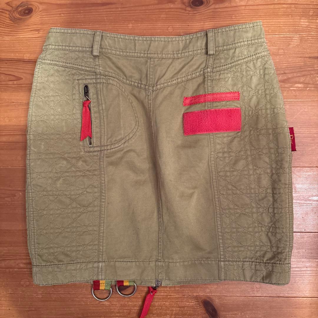 Dior キルティングタイトスカート