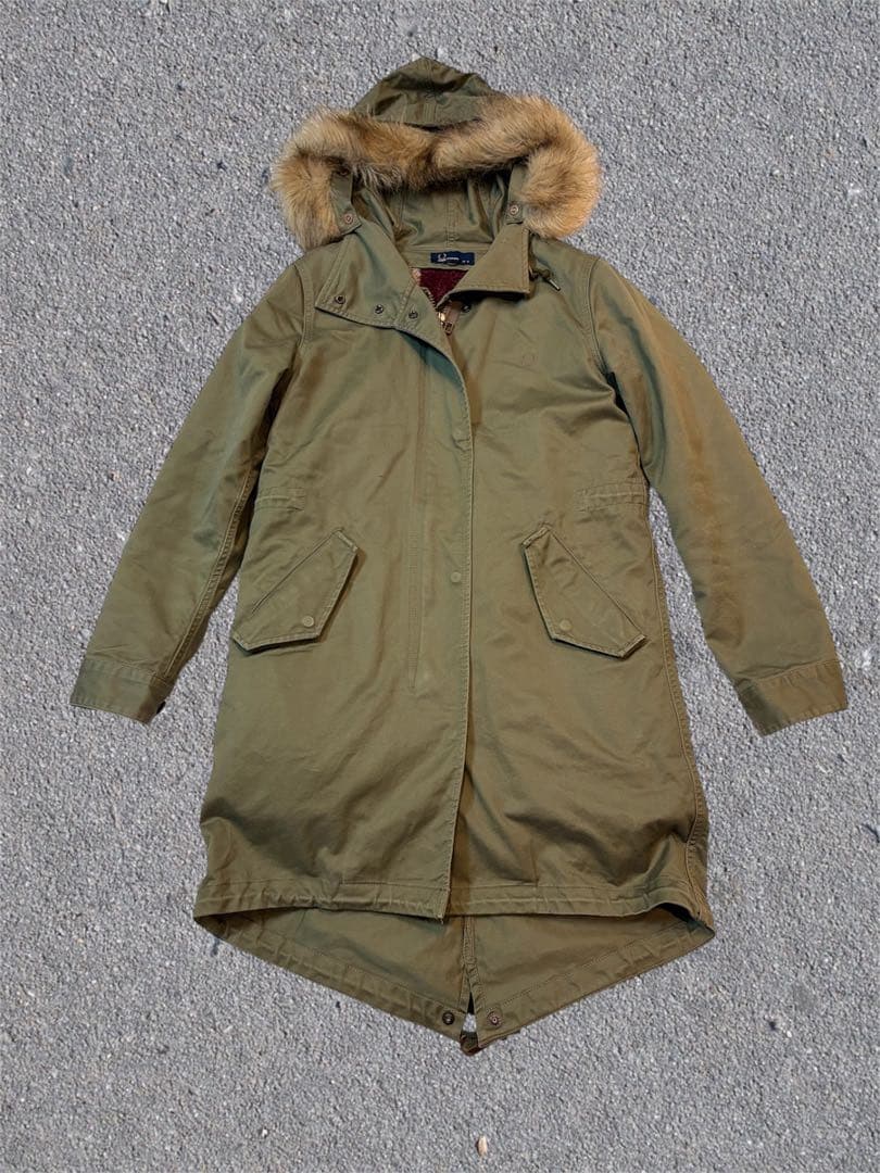美品✨フレッドペリー モッズコート ユニオンジャック ボアライナー 4WAY S