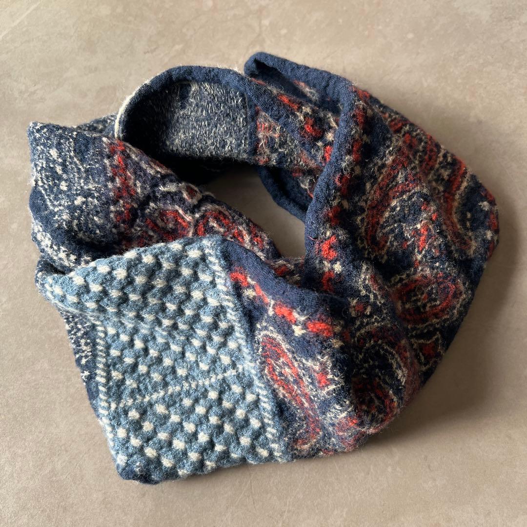 KAPITAL 縮絨ウール ネックウォーマー　スヌード