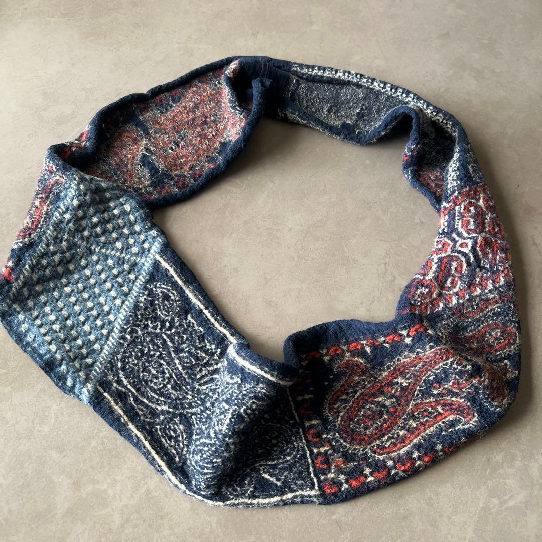 KAPITAL 縮絨ウール ネックウォーマー　スヌード