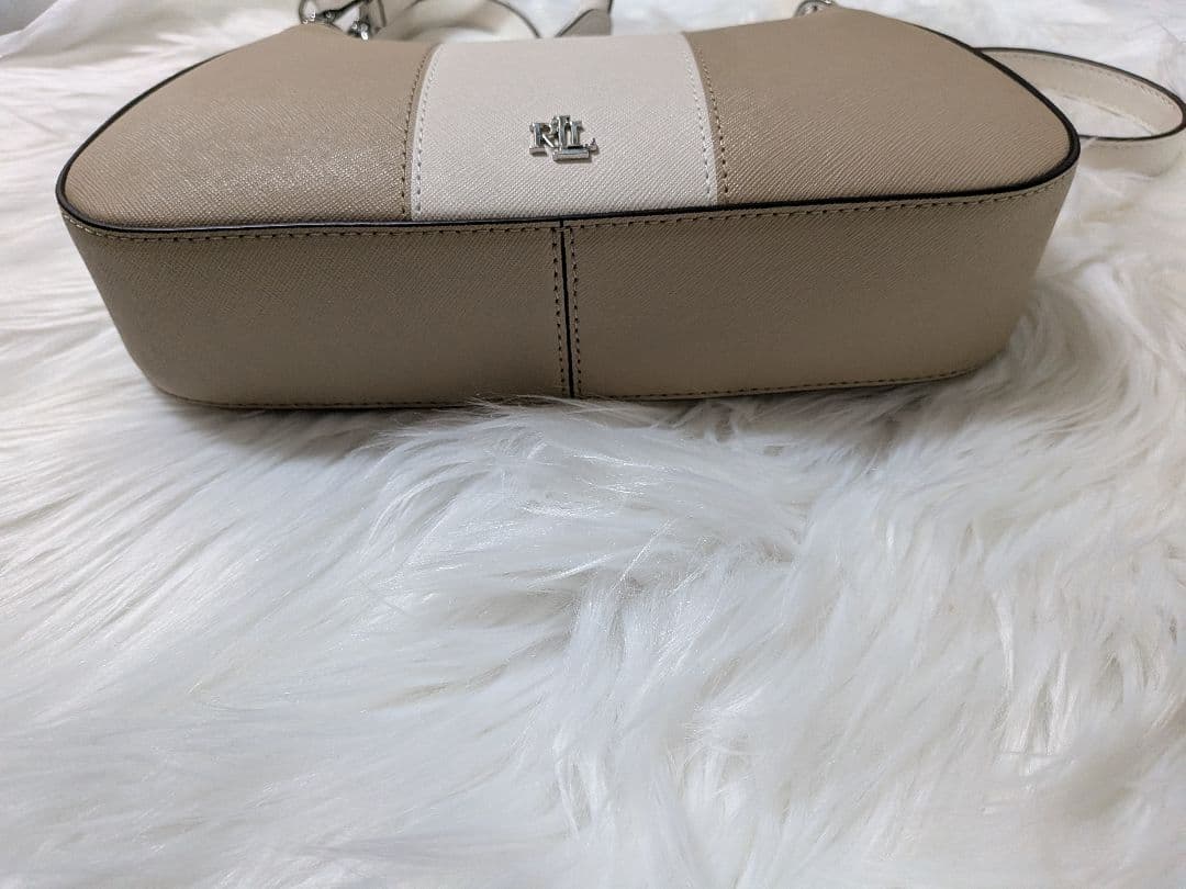 新品Lauren RALPH LAUREN　ツートンレザー
