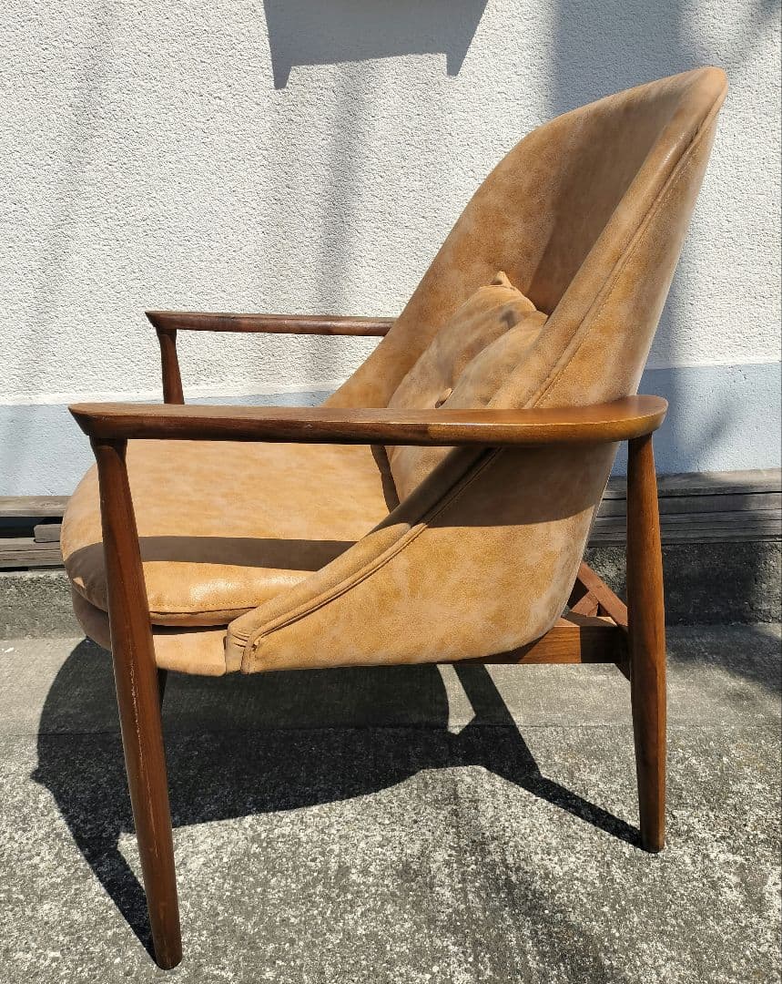 美品 NOCE (ノーチェ) アームソファ キャメルブラウン UC01