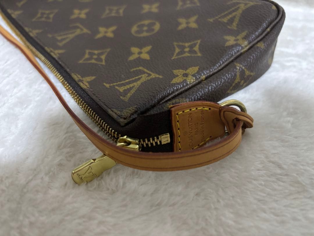 【美品】ルイヴィトン モノグラム ポシェット アクセソワール アクセサリーポーチ