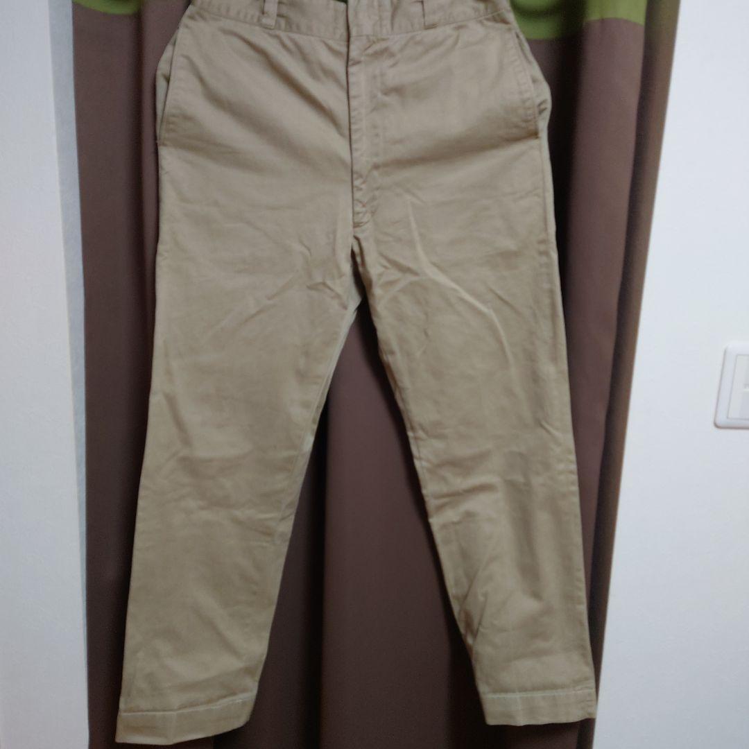 60s US ARMY チノトラウザーズ ジッパーフライ 表記(34x33)