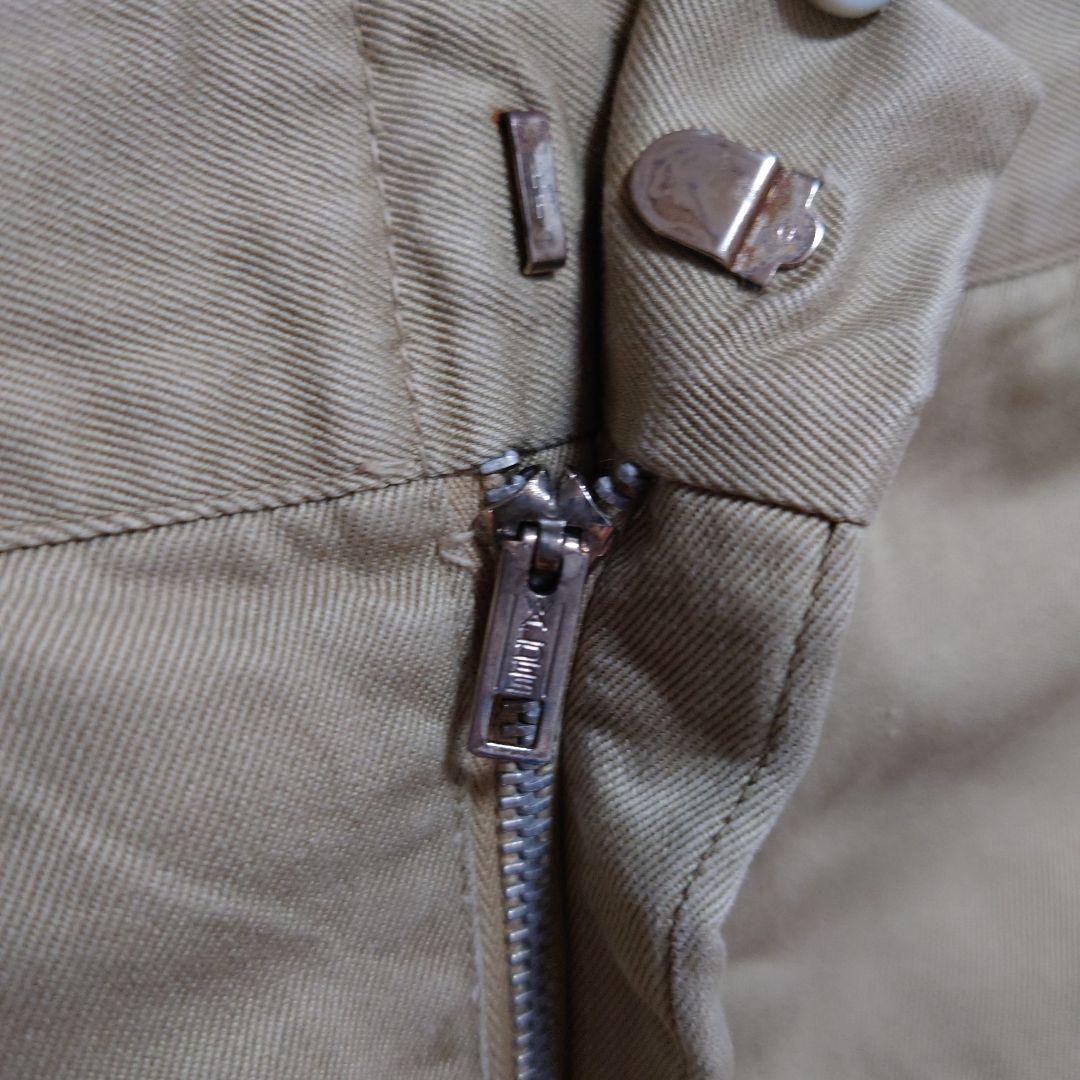 60s US ARMY チノトラウザーズ ジッパーフライ 表記(34x33)