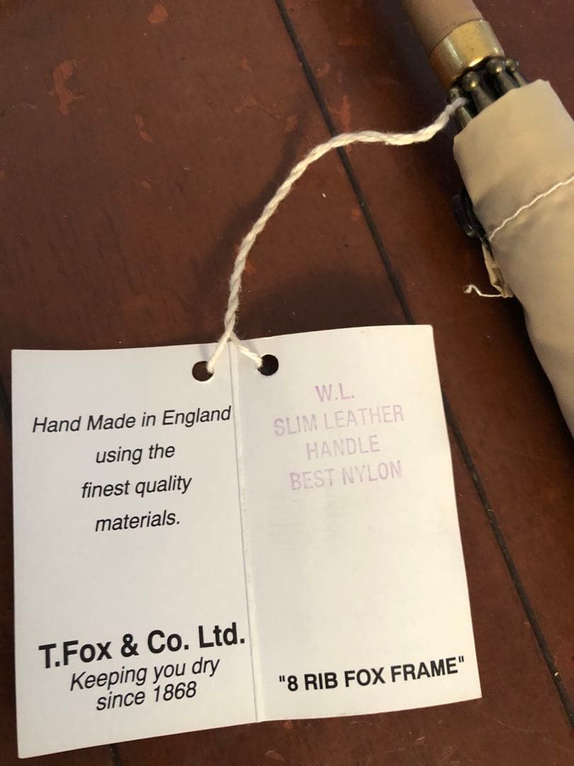 未使用品フォックスアンブレラFOX UMBRELLAS タッセル