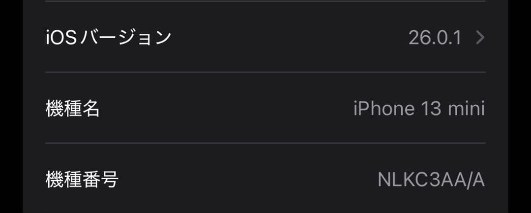 iPhone13mini 512gb 海外版 シャッター音なし