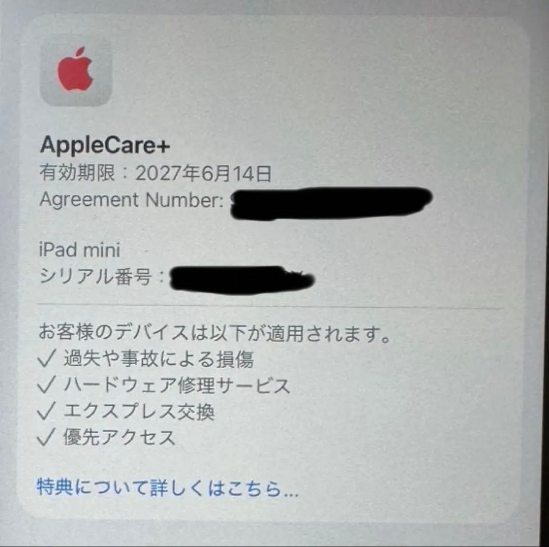 iPadmini第7世代(A17pro)WiFi+Cellular+pencil