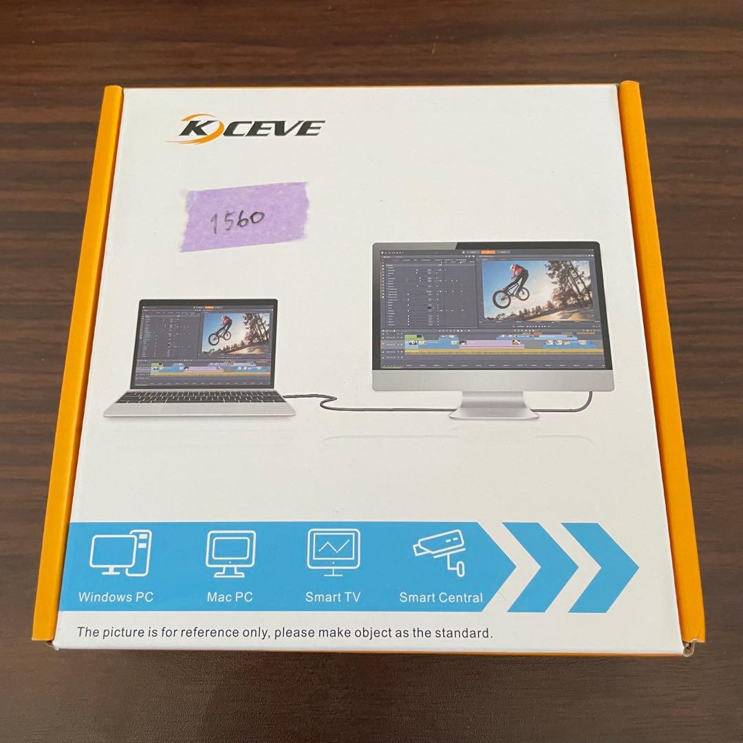 KCEVE デュアルモニター USB-C KVMスイッチ 2入力2出力