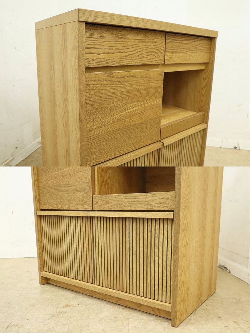 ウニコ【DIFE/ディフェ】キッチンカウンターW800・キッチンボードunico