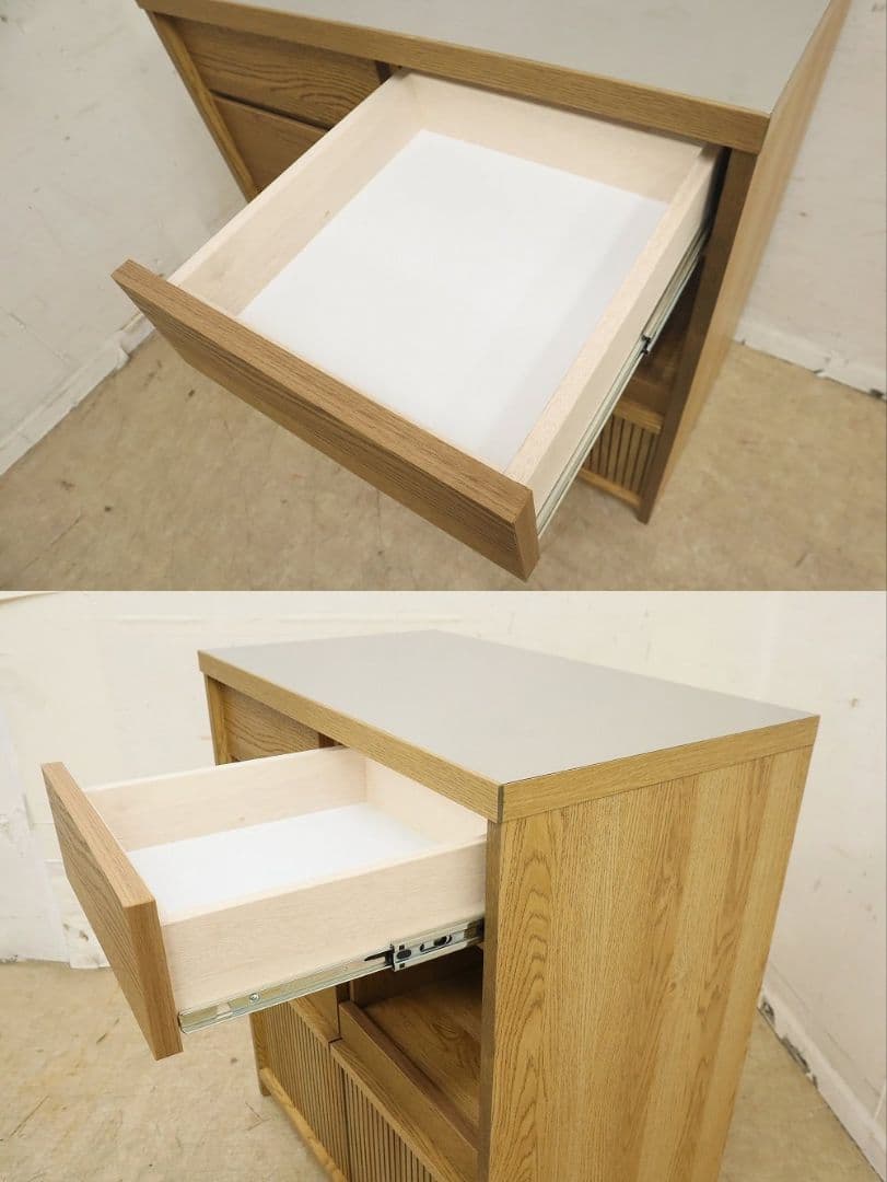 ウニコ【DIFE/ディフェ】キッチンカウンターW800・キッチンボードunico