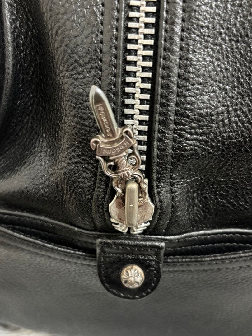 す*！様 クロムハーツ　現行型　ジムバッグミディアム　セメタリークロスパッチ　レ