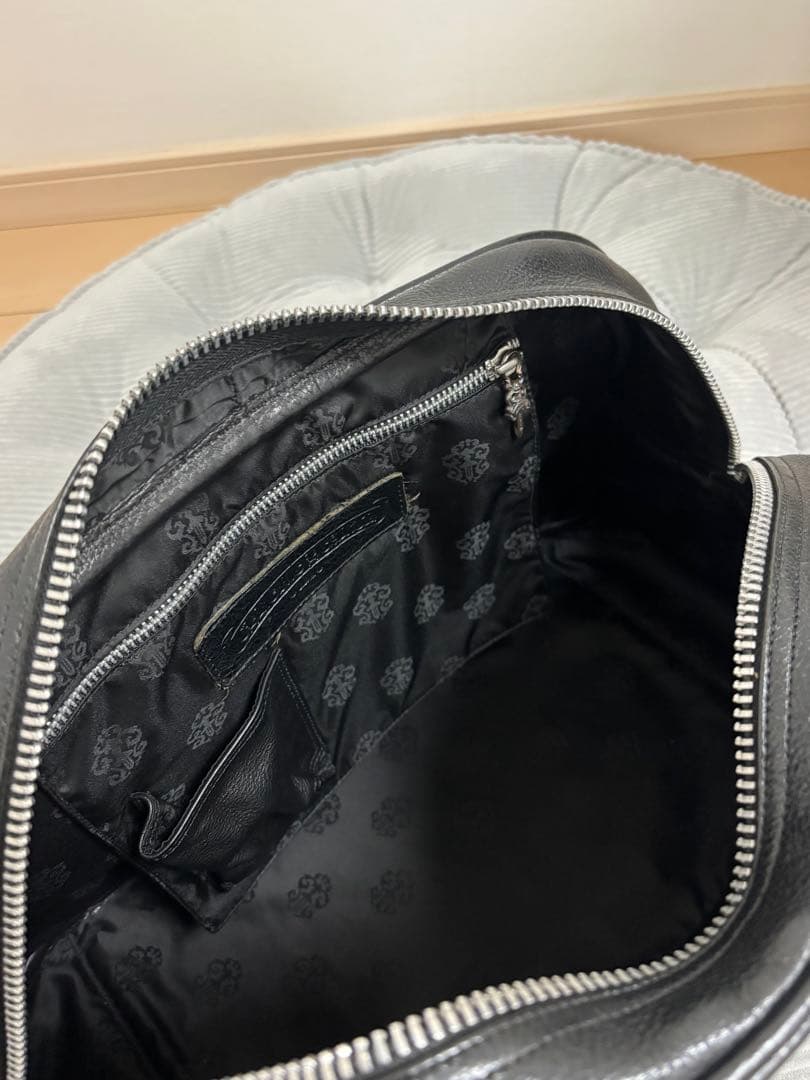 す*！様 クロムハーツ　現行型　ジムバッグミディアム　セメタリークロスパッチ　レ