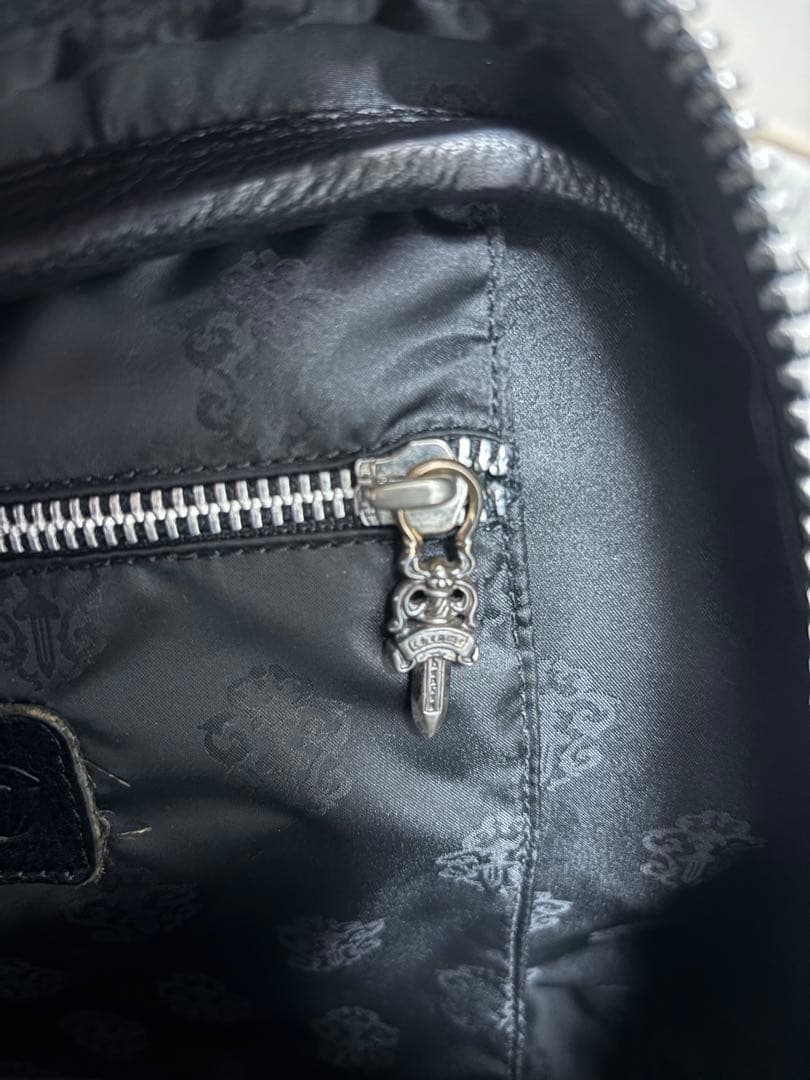 す*！様 クロムハーツ　現行型　ジムバッグミディアム　セメタリークロスパッチ　レ