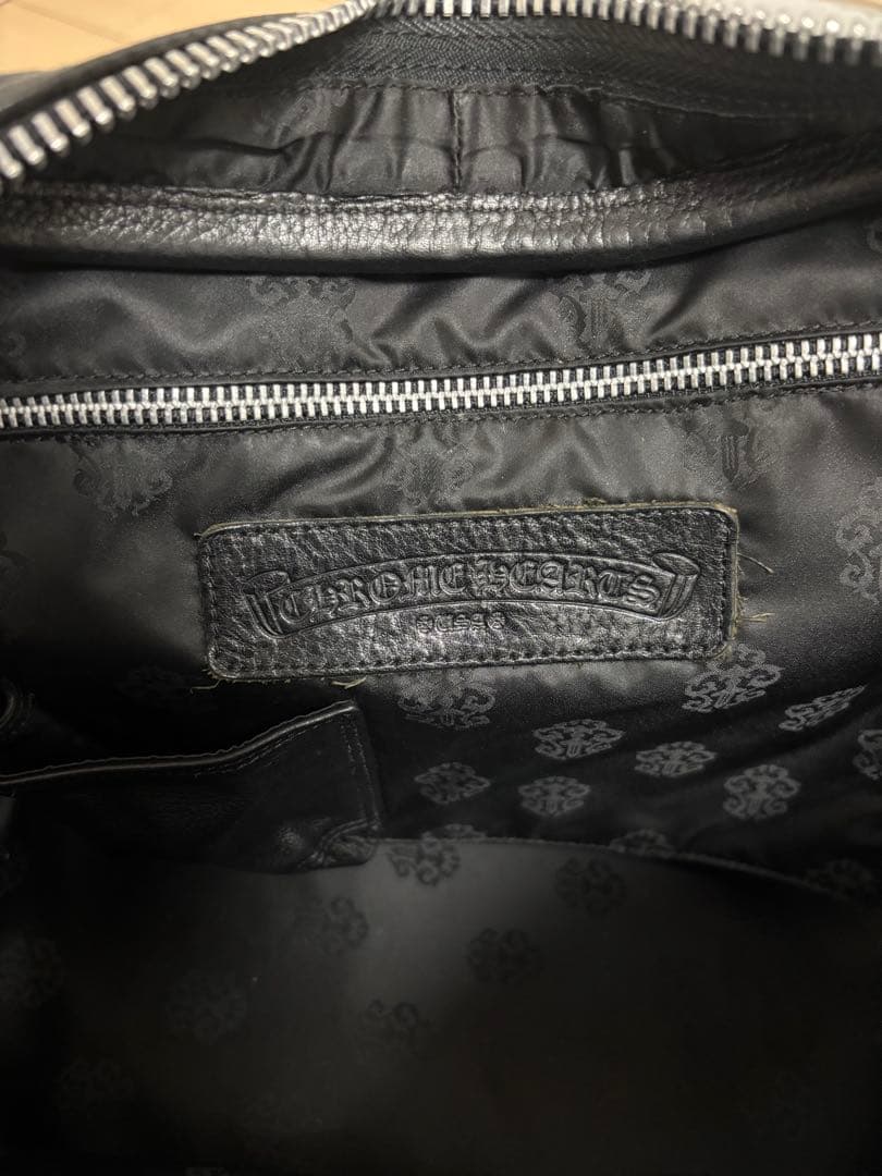 す*！様 クロムハーツ　現行型　ジムバッグミディアム　セメタリークロスパッチ　レ