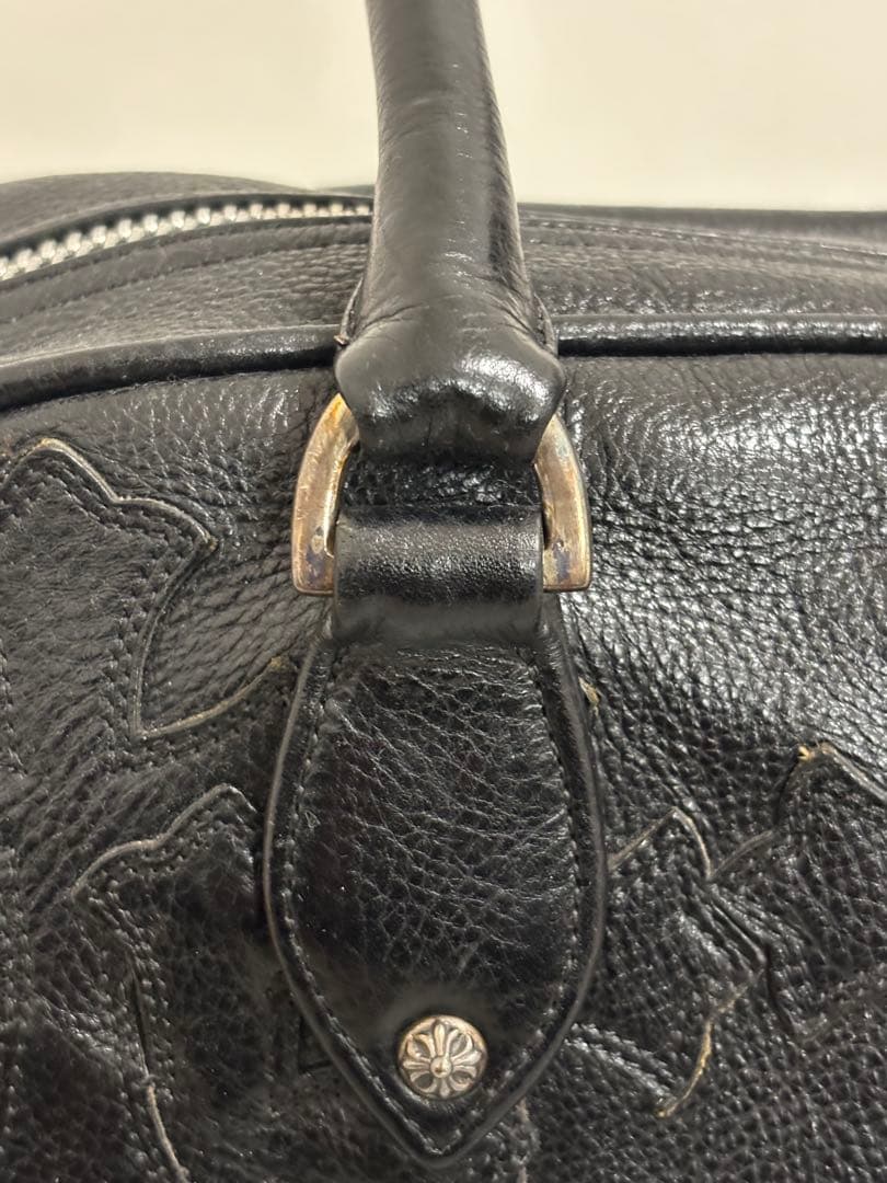 す*！様 クロムハーツ　現行型　ジムバッグミディアム　セメタリークロスパッチ　レ