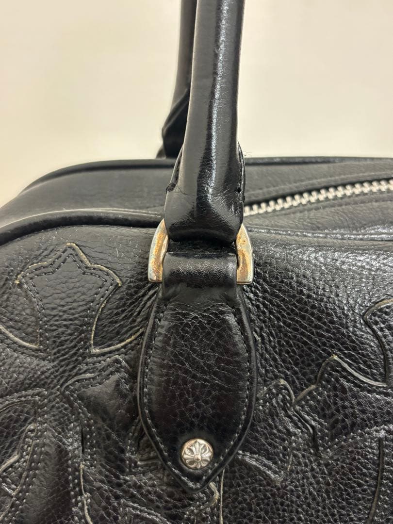 す*！様 クロムハーツ　現行型　ジムバッグミディアム　セメタリークロスパッチ　レ