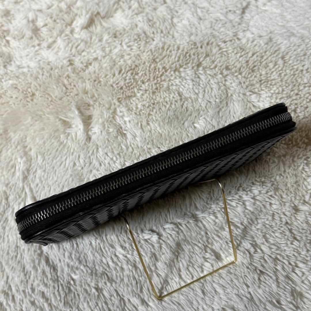 ⭐️未使用級⭐️ ボッテガヴェネタ　イントレチャート　長財布　ラウンドジップ　レザー