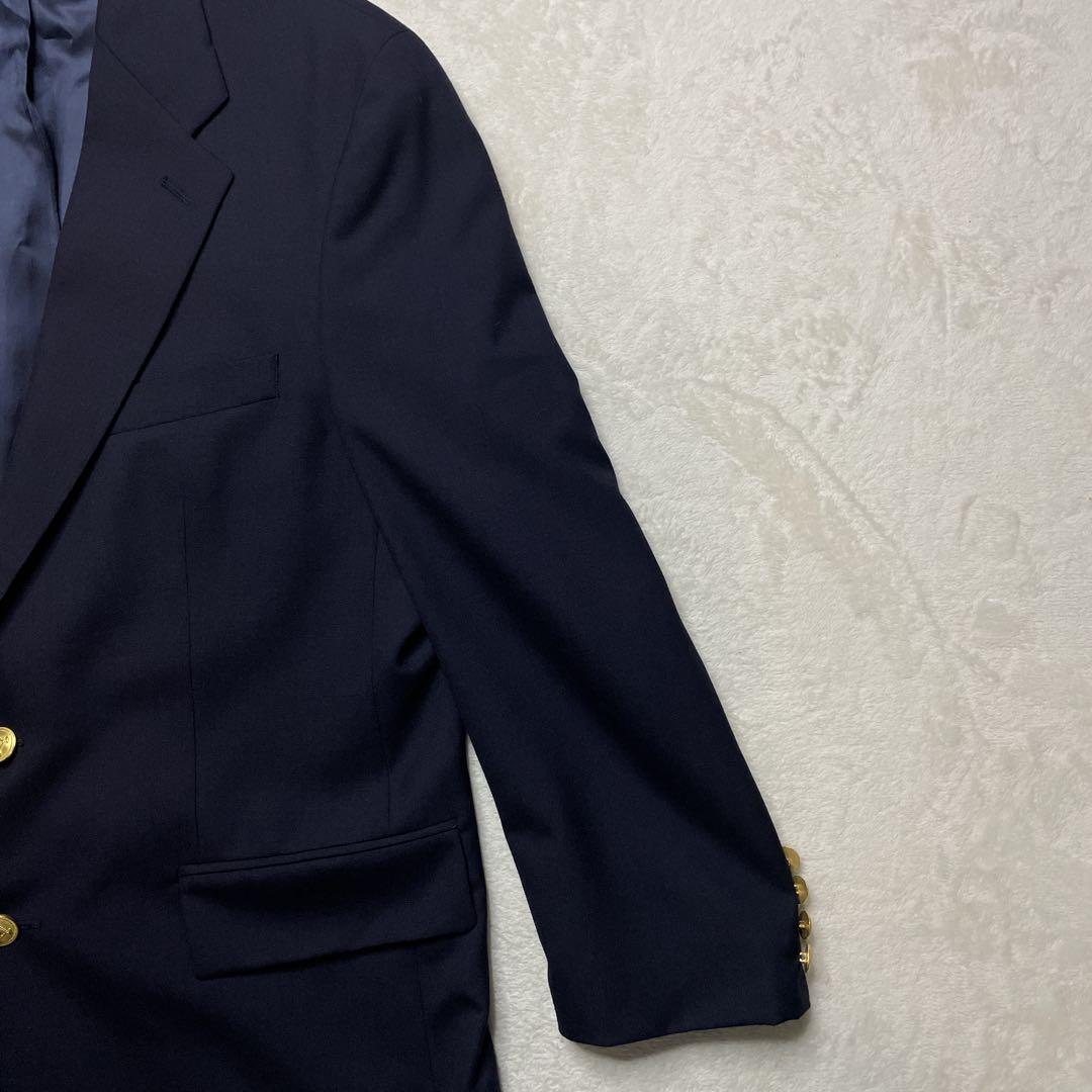 大きいサイズ　2XL相当　CHAPS RALPH LAUREN 紺ブレ　金ボタン