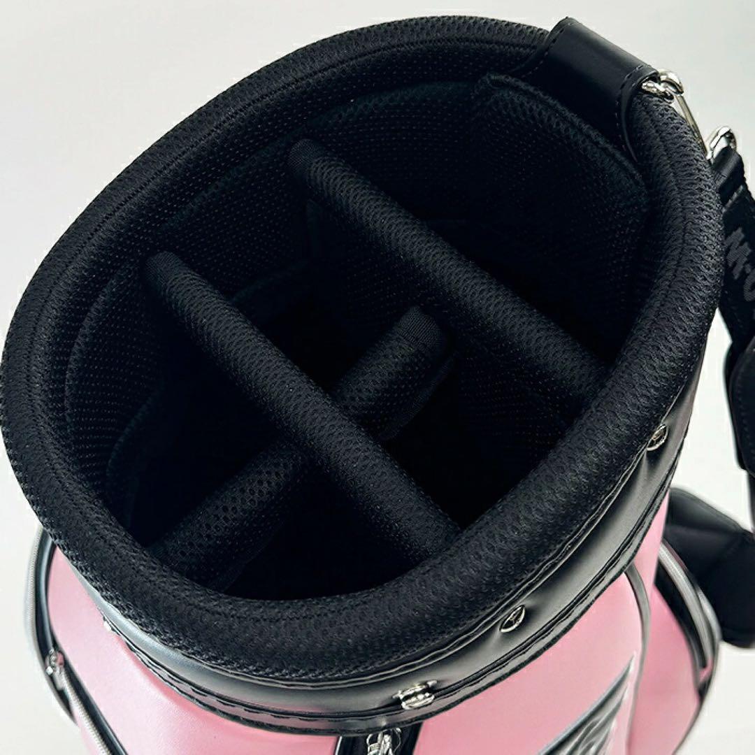 【新品】MUスポーツ 703R6154 キャディバッグ BLK エムユースポーツ