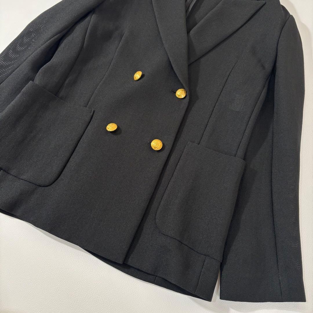 770未使用級✨アルアバイル カラミダブルコンパクトジャケット ブラック