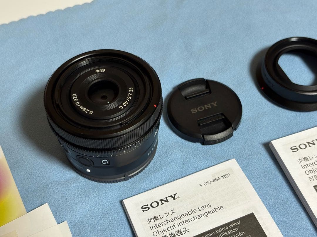 SONY FE 40mm F2.5 G 単焦点レンズ　SEL40F25G