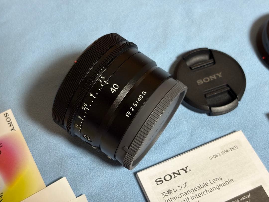 SONY FE 40mm F2.5 G 単焦点レンズ　SEL40F25G