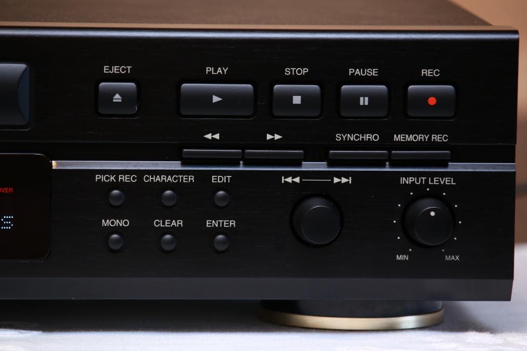 DENON DMD-800 MDデッキ　MDプレーヤー/レコーダー　 日本製　黒