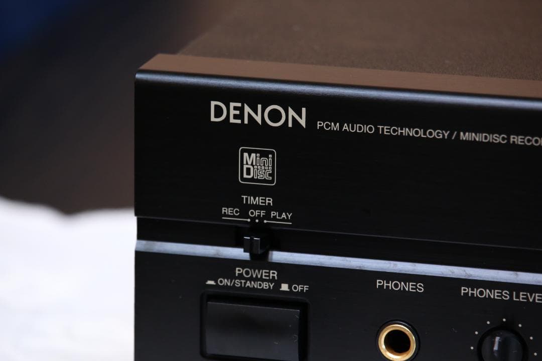 DENON DMD-800 MDデッキ　MDプレーヤー/レコーダー　 日本製　黒