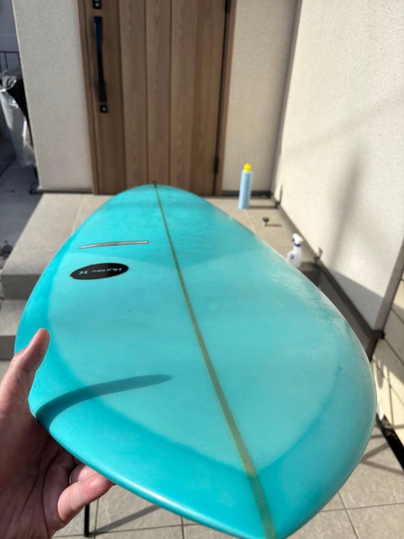 残り2時間最終価格　美品yuサーフボード6.11 ミッドレングス植田義則シェイプ