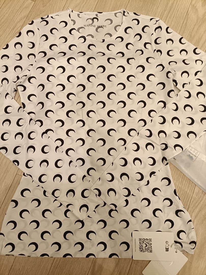 MARINE SERRE 月模様 長袖Tシャツ M タグ付き