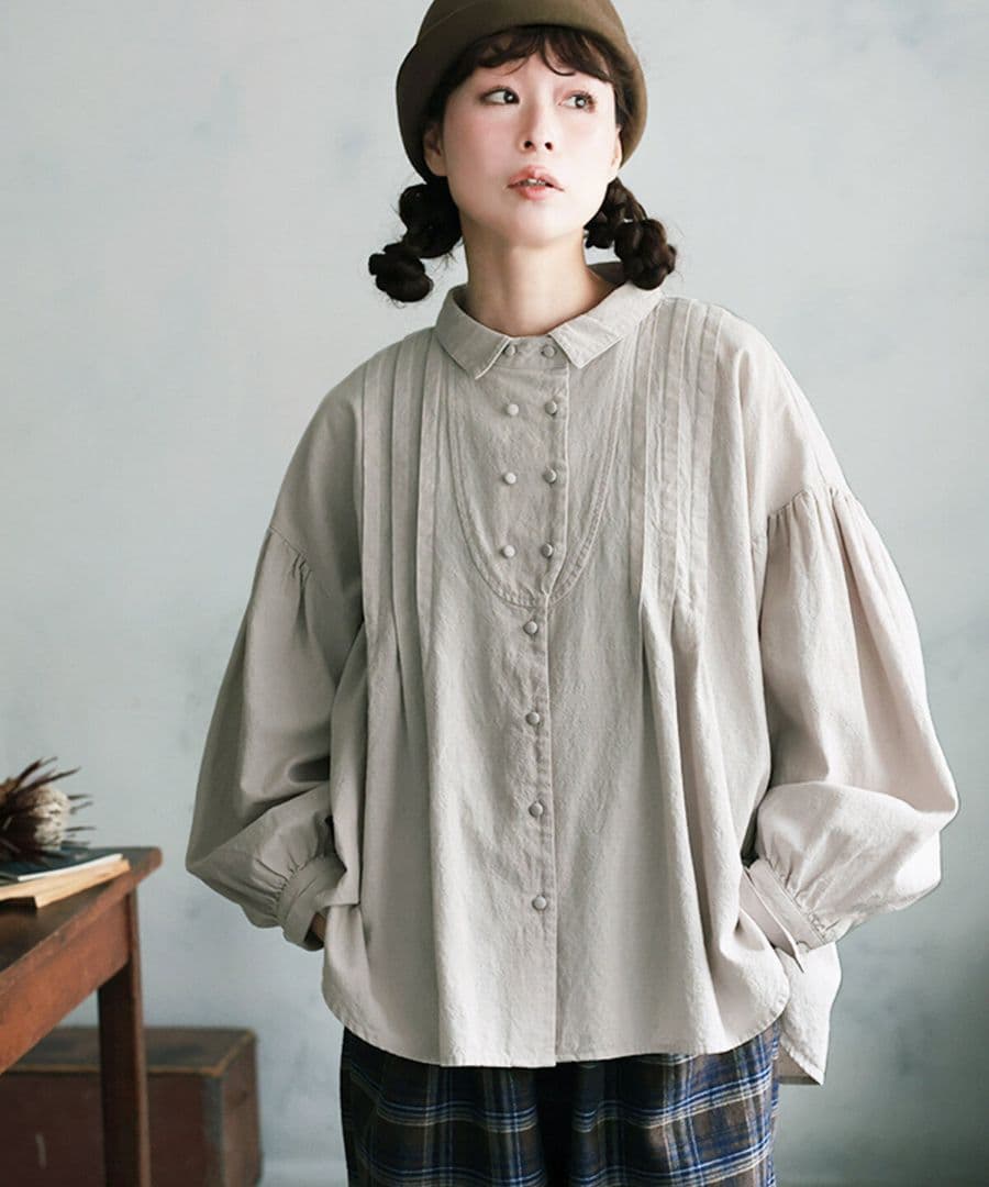 新品✨soulberry ブリードの森 マロンクリームのブラウス