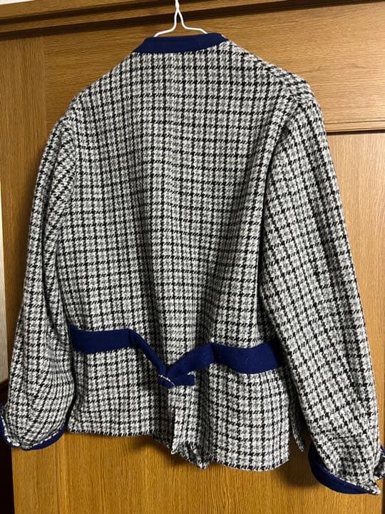 値下げ❗️norman ノルマン　ハリスツイード　ノーラカージャケットお洒落❗️