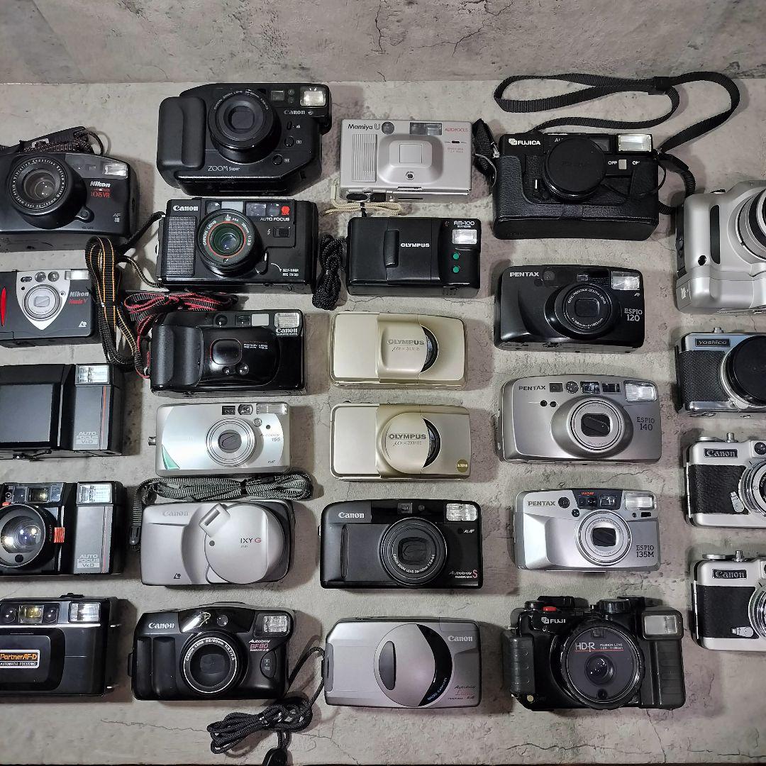 【ジャンク】フィルムカメラ まとめ Canon 他　コンパクト ハーフ カメラ