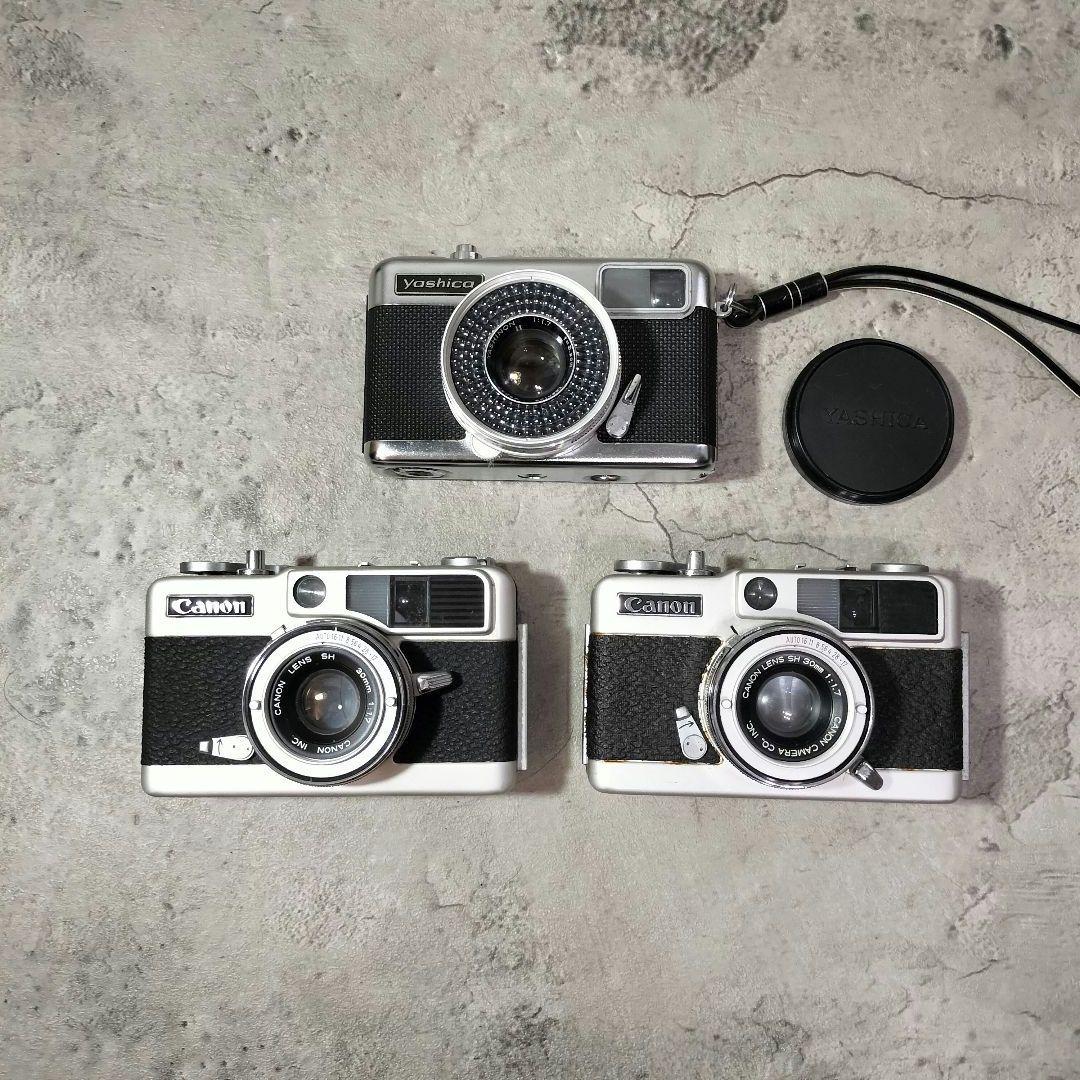【ジャンク】フィルムカメラ まとめ Canon 他　コンパクト ハーフ カメラ
