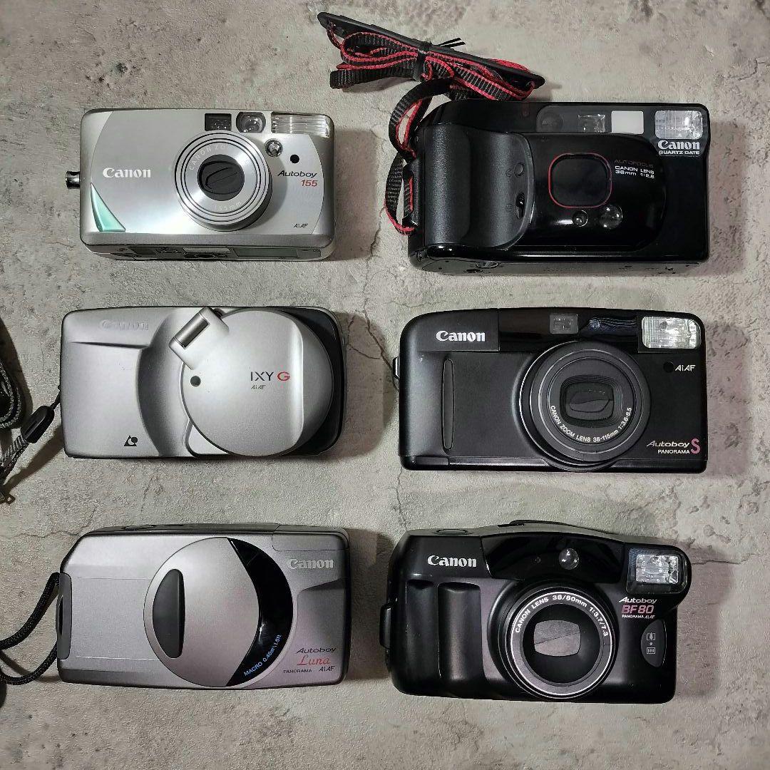 【ジャンク】フィルムカメラ まとめ Canon 他　コンパクト ハーフ カメラ