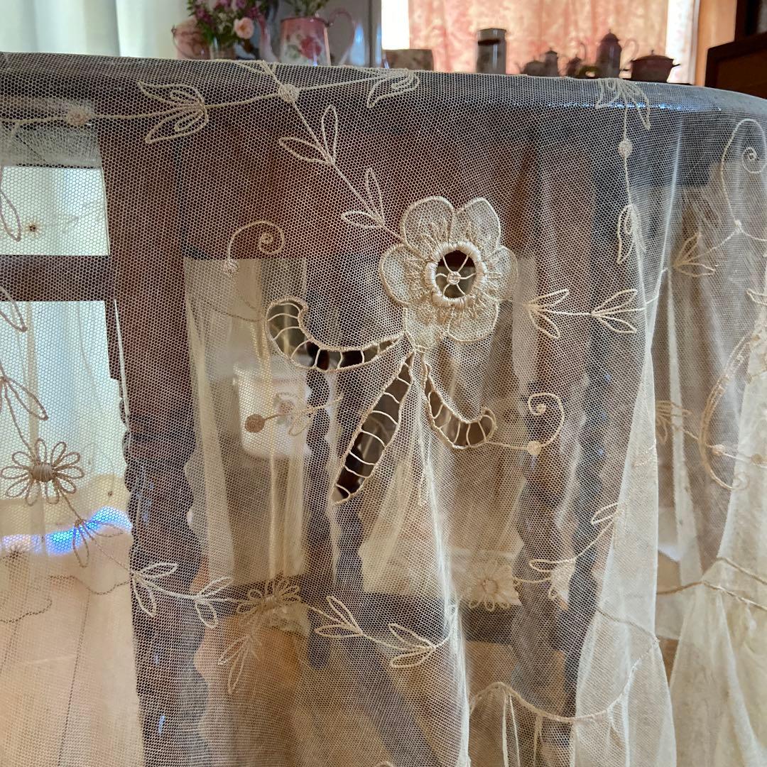 ご希望金額コメントアンティークフランスレースベットカバーシングルサイズ